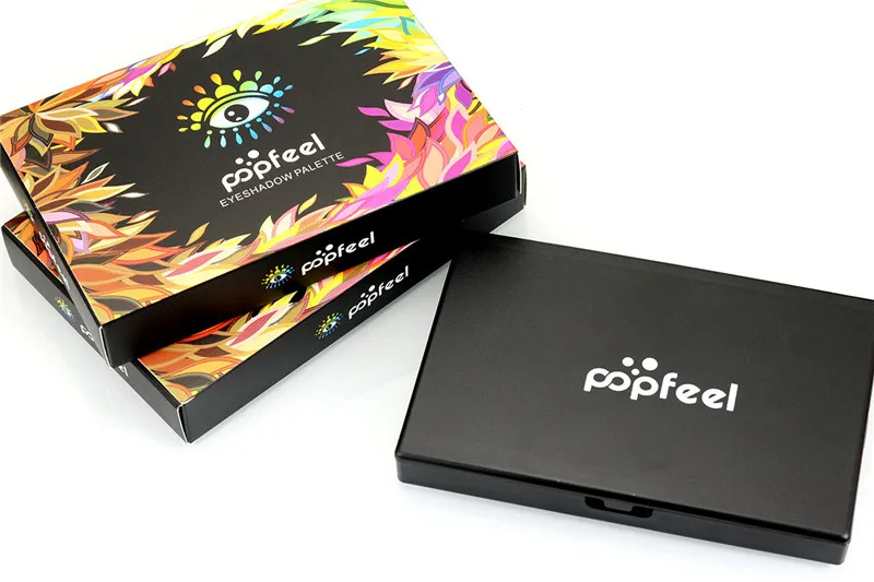 POPFEEL 120 цветов блестящие тени для век Палитра матовые мерцание и блеск телесный