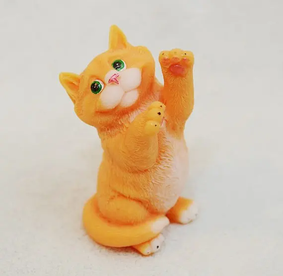 Силиконовая 3D форма в виде кошки животных для мыла котенка свечи ручной работы