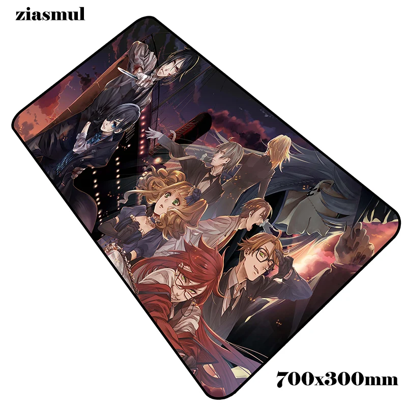 Size 700x300x3mm Черный Дворецкий коврик для мыши 700x300x3 мм коврик для мыши notbook компьютерный коврик для мыши красивый игровой коврик для мыши для геймера - Цвет: Size 700x300x3mm
