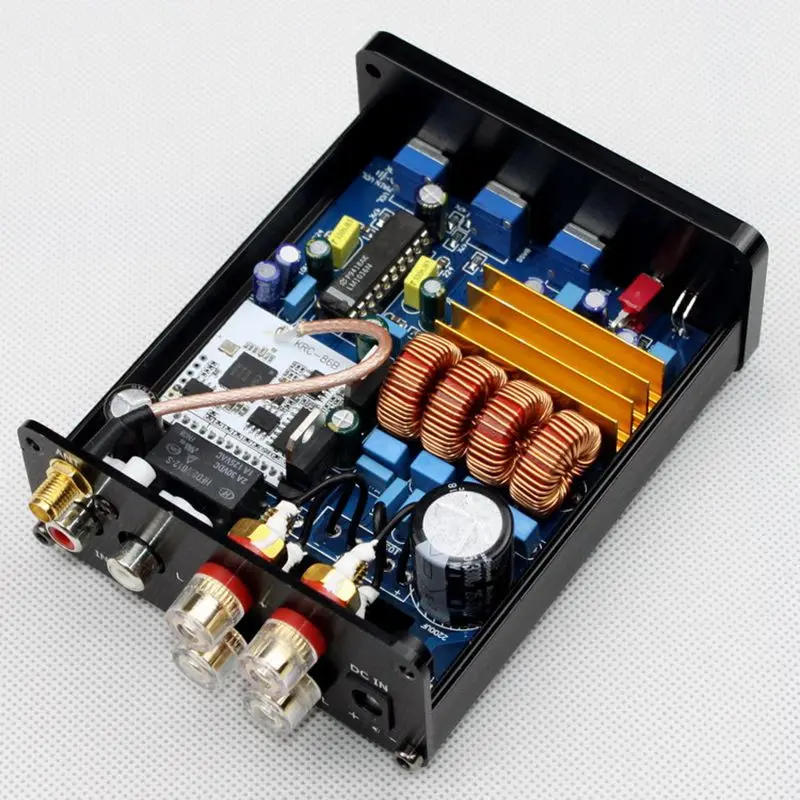 Класс D AMP TPA3116 + LM1036 Регулировка громкости Bluetooth цифровой усилитель мощности DC18-24V
