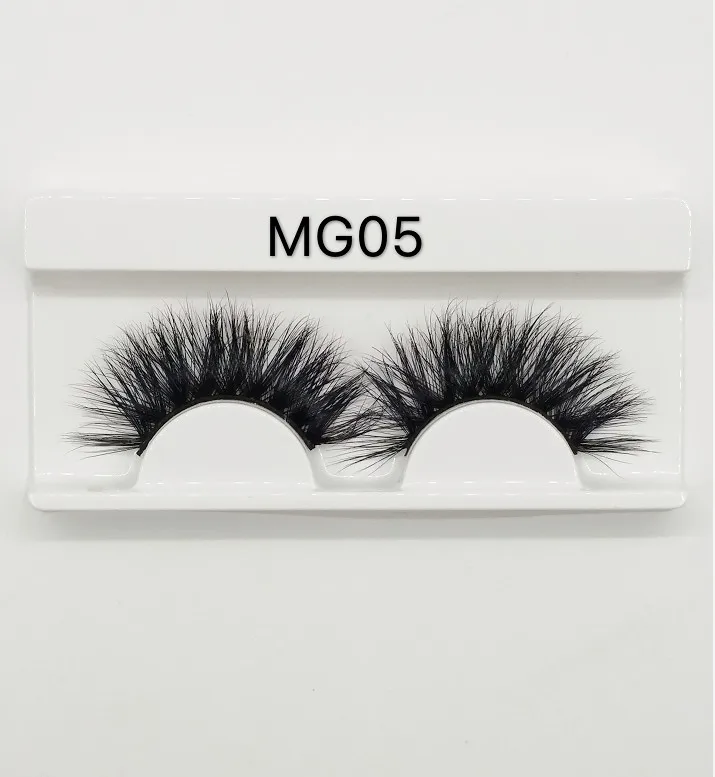 MG05 DEEP EYES 10 пар 10 boxesExtra длинные 25 мм норковые ресницы 3D норковые ресницы ручной работы - Цвет: MG05