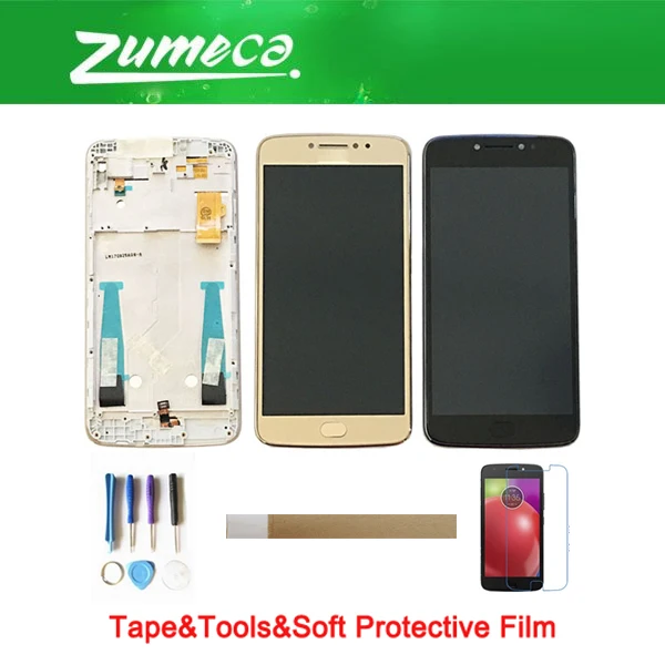 Для Motorola E4 Plus XT1770 XT1771 XT1772 XT1773 Moto ЖК дисплей + сенсорный экран дигитайзер с рамкой