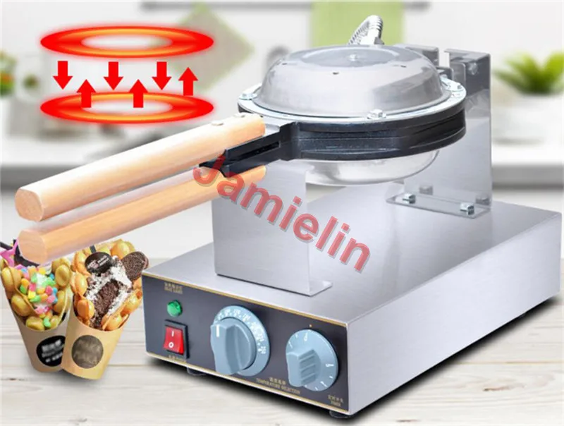 Jamielin коммерческий 220V/110V яйцо пончик пузырь вафельная машина Гонконг Eggettes