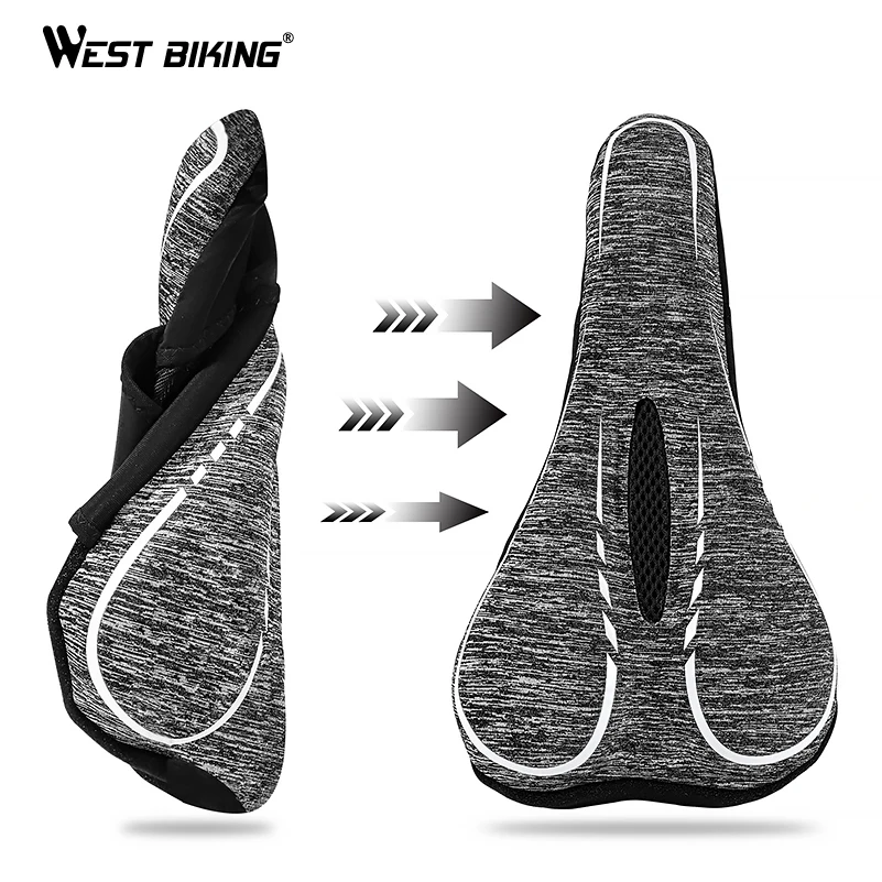 WEST BIKING велосипедное седло толстый губчатый коврик для велосипедного сиденья