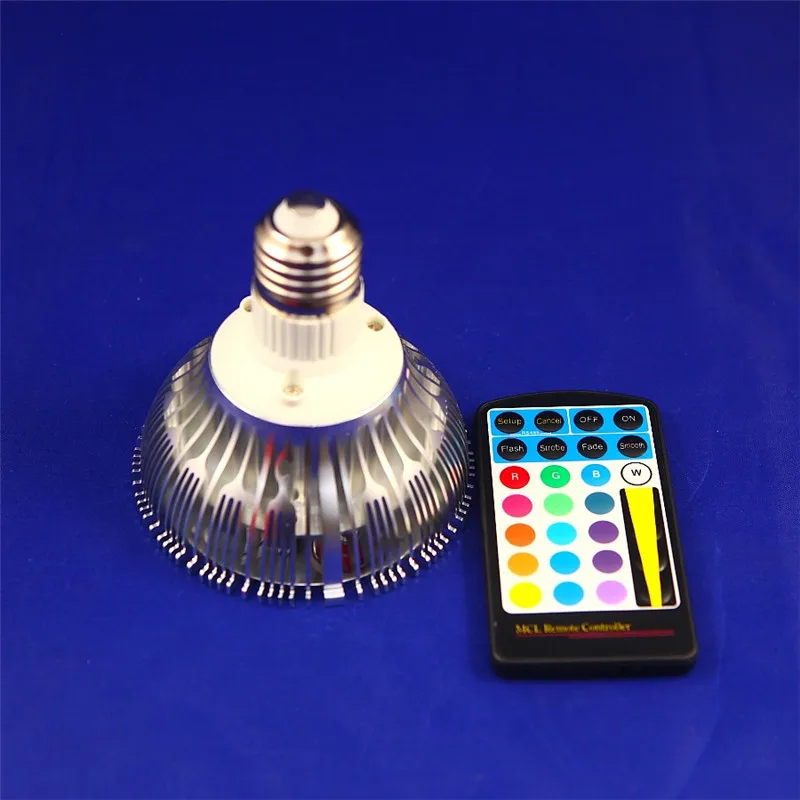 Бесплатная доставка высокая мощность PAR30 18 Вт 9x2 RGB Светодиодный точечный