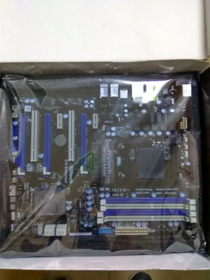 ASROCK 970 extreme ME4 Socket AM3/AM3 + AMD DDR3 32GB USB3.0 ATXmotherboard используется 90% новый| |