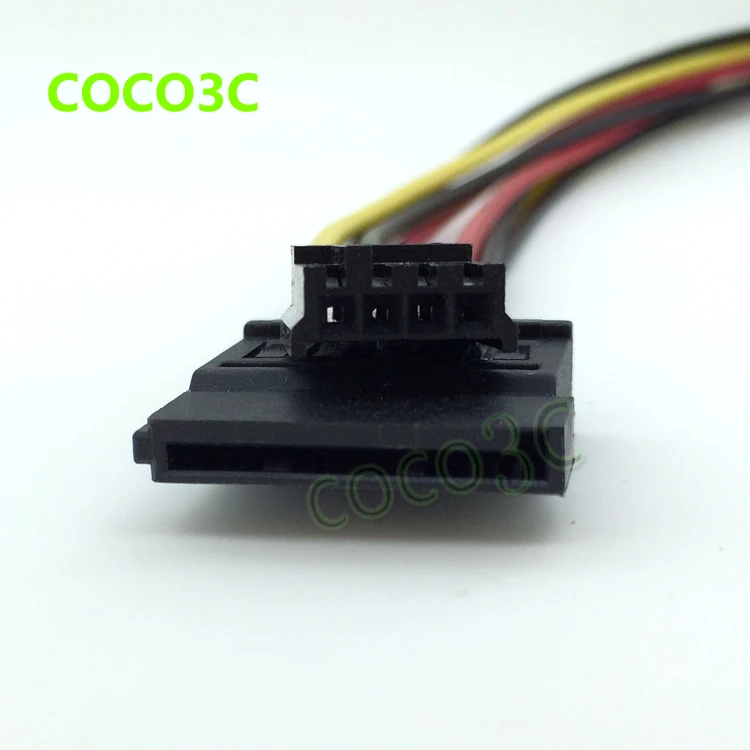 Кабель питания SATA 15-контактный (гнездо)/Mini 4Pin 30 см 10 шт. | Компьютеры и офис