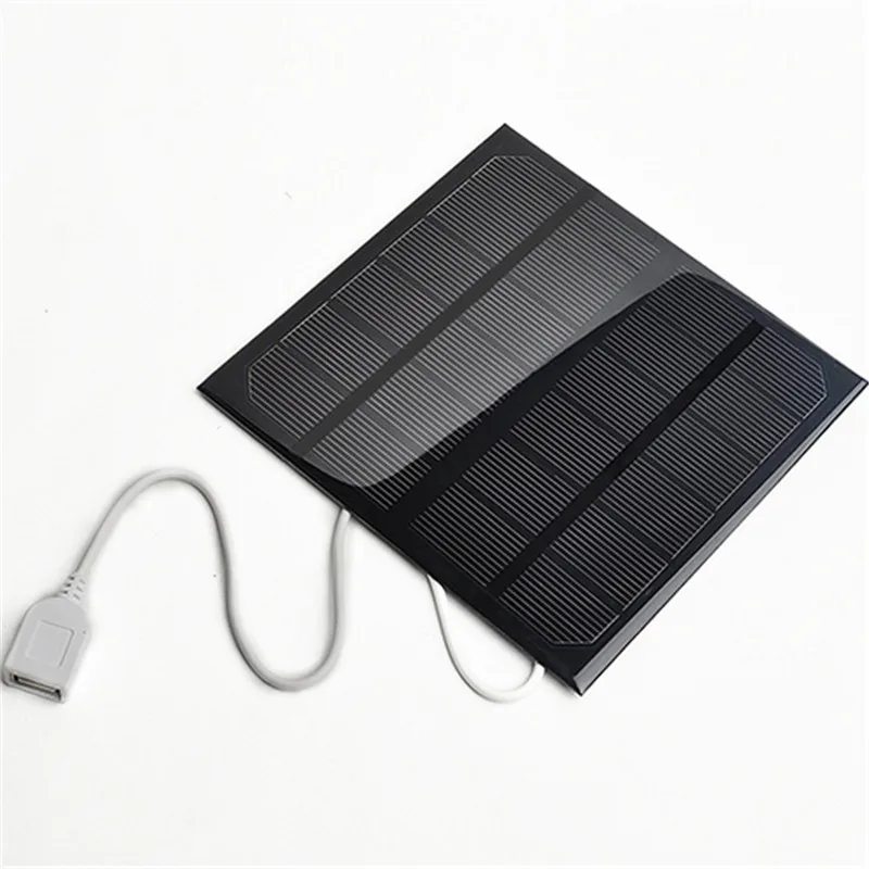 6V 3W 600MA Power Bank солнечная панель USB зарядное устройство для путешествий мобильный