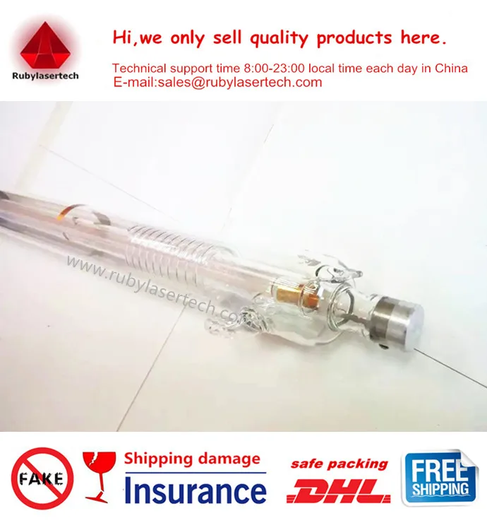 Wholesale 80-90W CO2 laser tube 1400mm length 60mm diameter service time 2500-3000hours 3 months guarantee for engraving | Инструменты