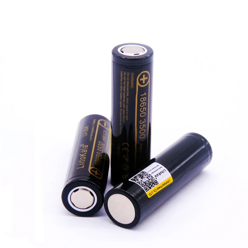 HK LiitoKala Lii-35A 18650 3500mAh 3,7 V литий-ионная аккумуляторная батарея 10А литиевая батарея с высоким дренажом для Flashinglight Vaping