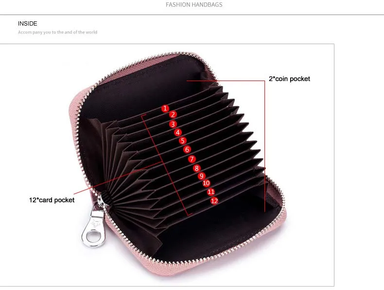 GO-LUCK абсолютно RFID подлинный кожаный чехол для карты Кошелек для женщин кредитный ID держатель кошельки 12 бит автомобиля линия нить стиль