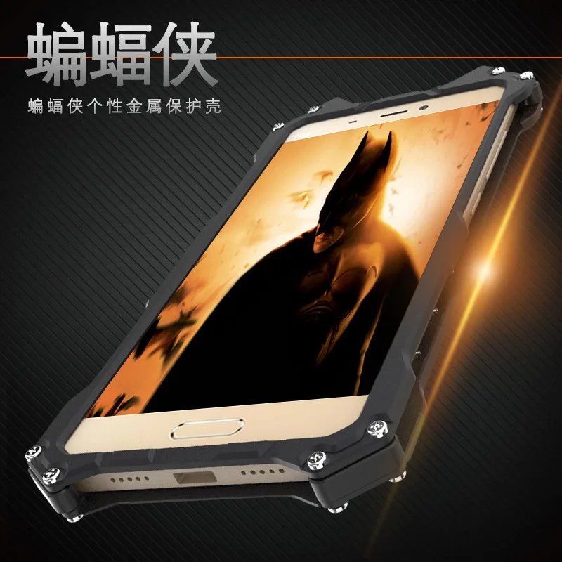 Роскошные doom Броня Грязь Шок антидетонационных металла Алюминий телефон мешки