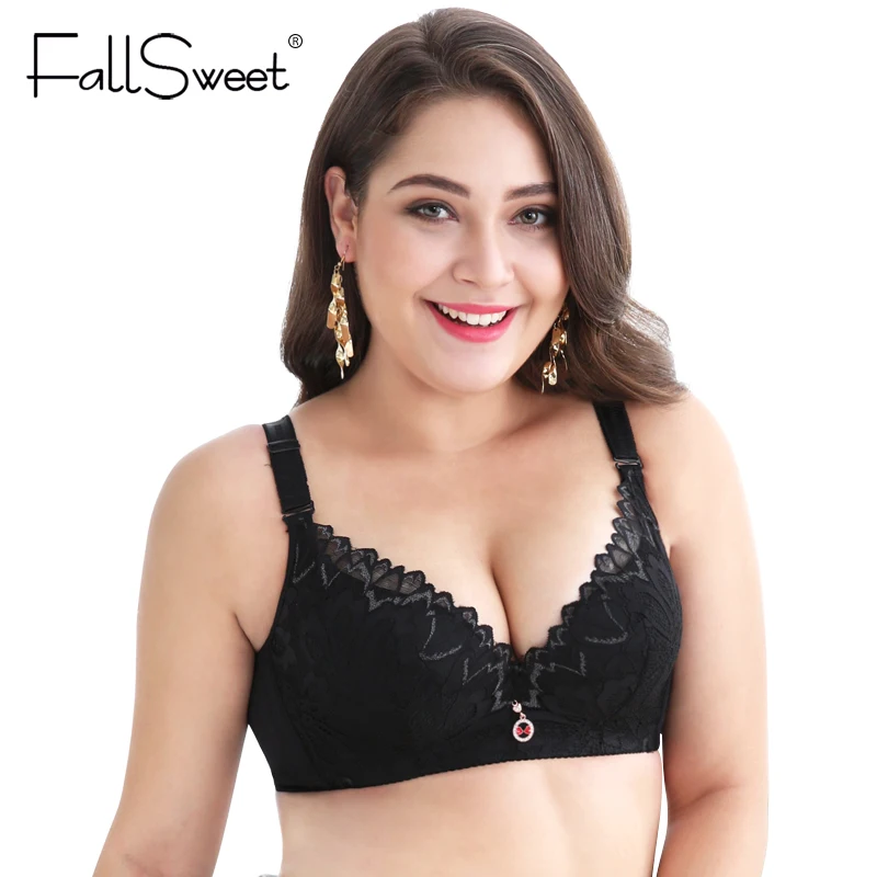 FallSweet Push Up бюстгальтеры для женщин пикантные кружево бюстгальтер со вставкой C D