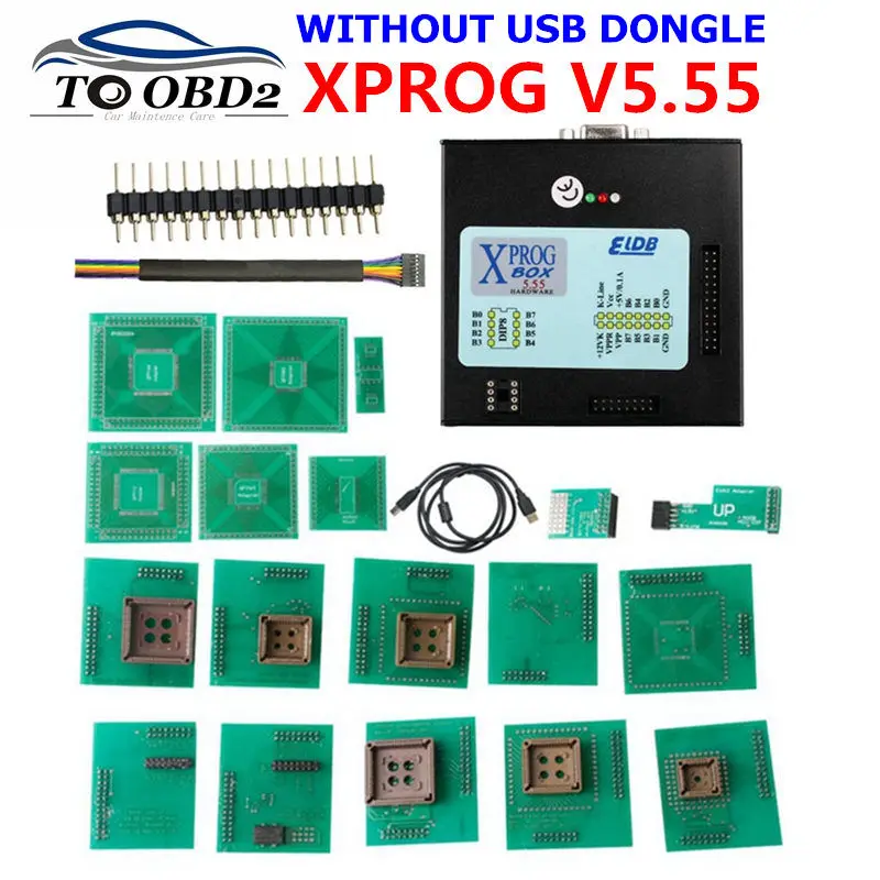 Xprog V5.55 XPROG M ECU программист Xprog 5,55 без USB ключа Xprog Box V5.55 ECU чип-тюнинг комплект специально для CAS4 decrect