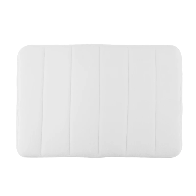 White 40*60 см коврик для ванной, коврик для ванной комнаты, водопоглощающий пены памяти, коврики для ванной комнаты, нескользящий коврик для кухни, спальни, двери - Цвет: White