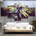 Картины на холсте для украшения дома, 5 шт., картины с изображением милосердия, Мультяшные настенные картины в новом стиле, модульный постер для гостиной