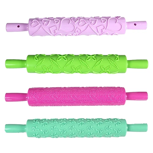 Hot Sale Home Kitchen Accessories 12 Patterns Baking Tools Fondant Cake Decorating Rolling Pin &amp Pastry | Дом и сад