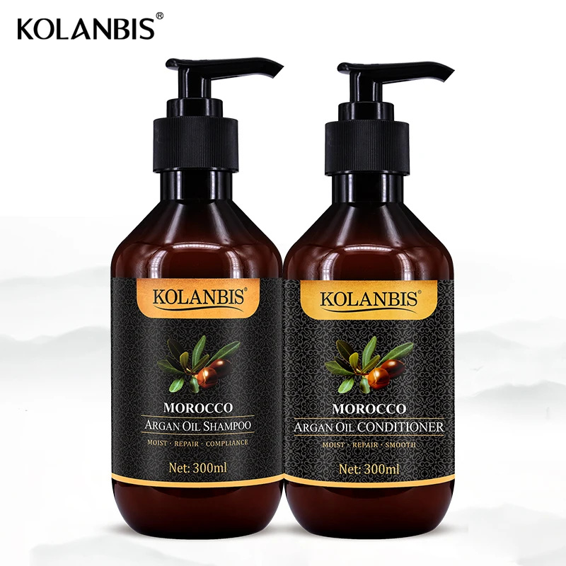 Hair Straighten Shampoo Hair Smooth Conditioner Glossing Moroccan Argan Oil Keratin Hair Treatment Anti Frizz Hair Moisturizer