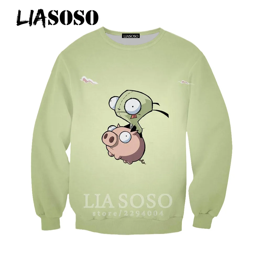 LIASOSO Розовая Свинья для мужчин s 3 D Толстовка женщин Модный Повседневный пуловер