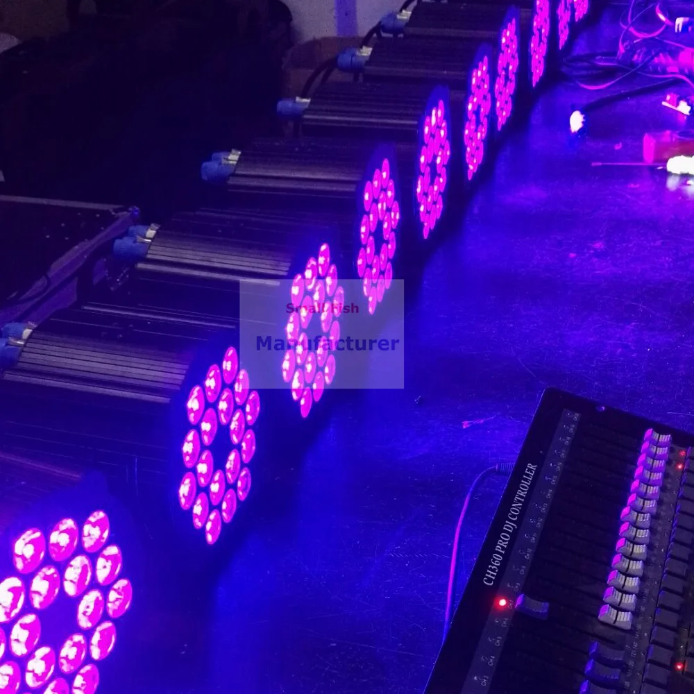 2 шт./лот Бесплатная доставка LED Par огни 18X18 Вт RGBWAP 6 видов цветов Luce Della lavata di Lusso