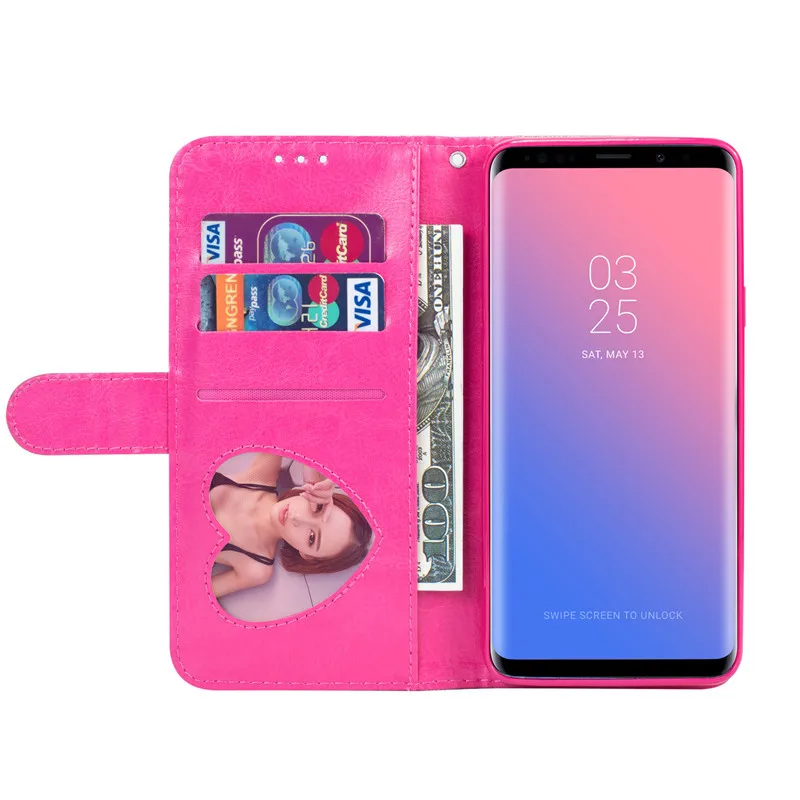 Coque A50 A70 A40 A30 Note 8 9 S8 S9 S10 плюс дизанерский чехол-портмоне с откидной крышкой чехол для samsung Galaxy S6 S7 края корпуса M20 M30 для карт из искусственной кожи