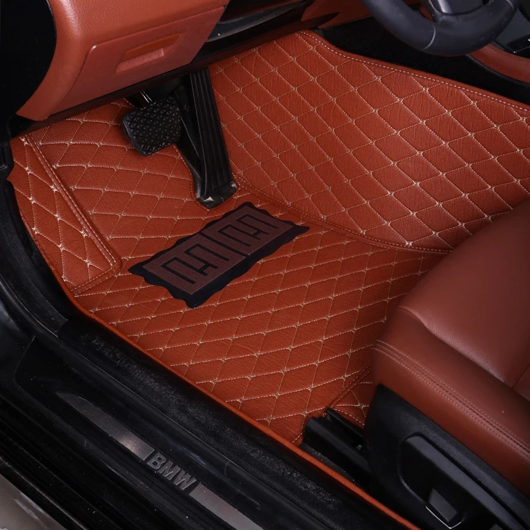 Автомобильные коврики специальные для BMW X6 E71 E72 F16 кожаные сверхпрочные 5D