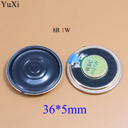36mm Юйси 8 Ом 2 Вт 1 Вт 8R 1/2 Вт 20 мм 22 мм 23 мм 26 мм 28 мм 32 мм 36 мм 40 мм диаметр громкий динамик - Цвет: 36mm