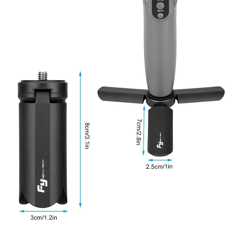 Мини штатив для смартфона держатель подставка тренога монопод GoPro 7/FeiYu Vimble 2/Zhiyun