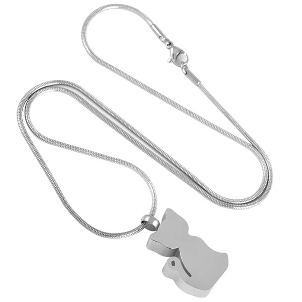 MJD8181 кулон в форме кошки животного урна на память Кремация золы ювелирные изделия