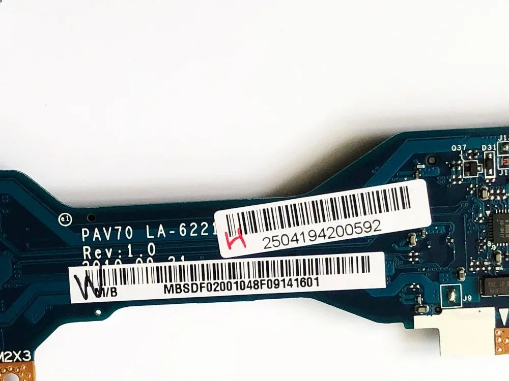 Для ACER D255 материнская плата D255 PAV70 LA-6221P MBSDF02001 Протестировано хорошее разъемы