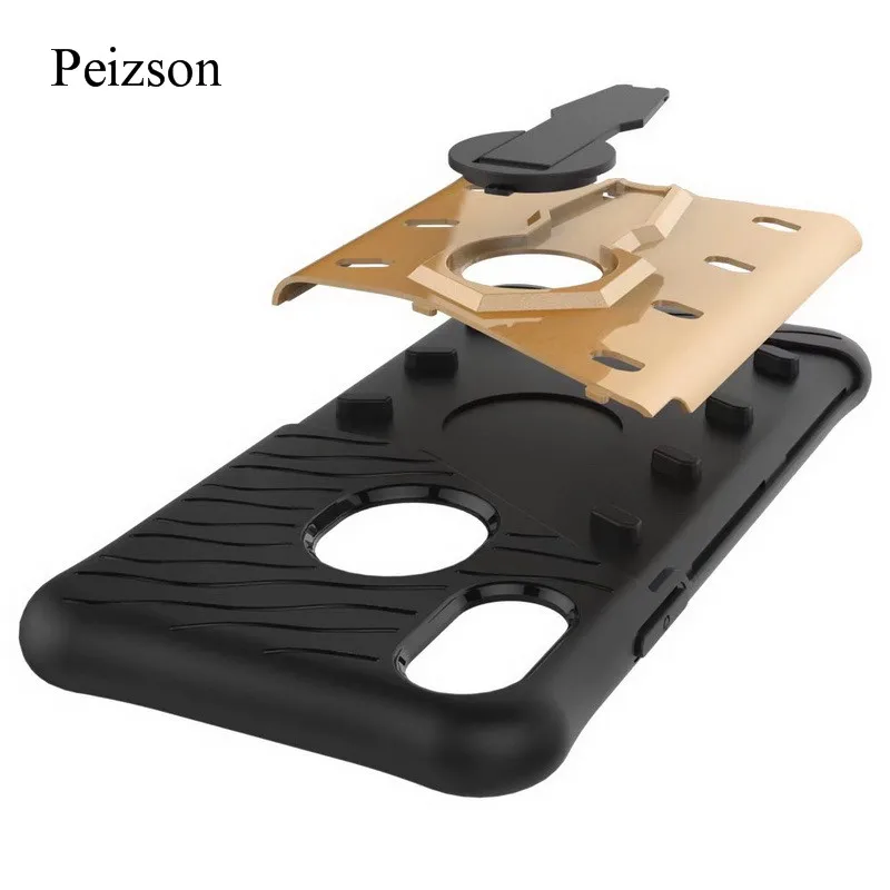 Трансформатор крышка для iphone 8 Plus прочный силиконовый Подставки сотовый телефон