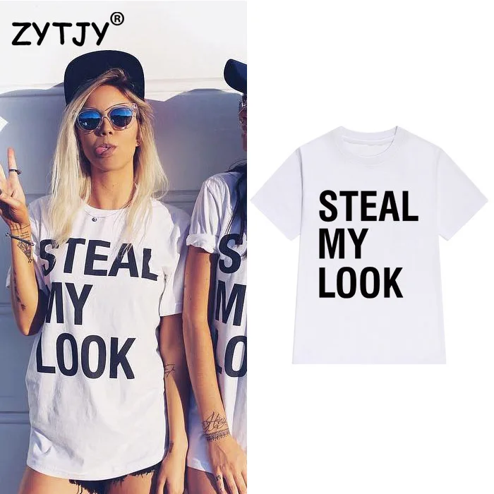 Футболка женская с надписью Красть мой образ|t shirt|women tshirtwomen tshirts cotton |