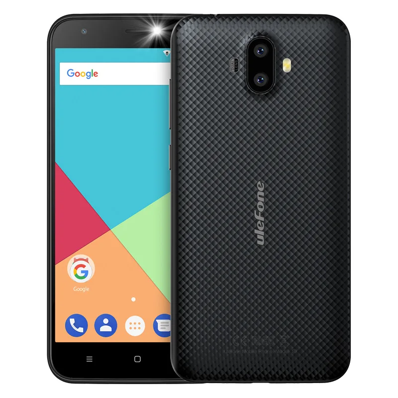 Ulefone S7 смартфон 3g 5 0 дюймов Android 7 MTK6580 1. Гц 4 ядра 1 ГБ Оперативная память 8
