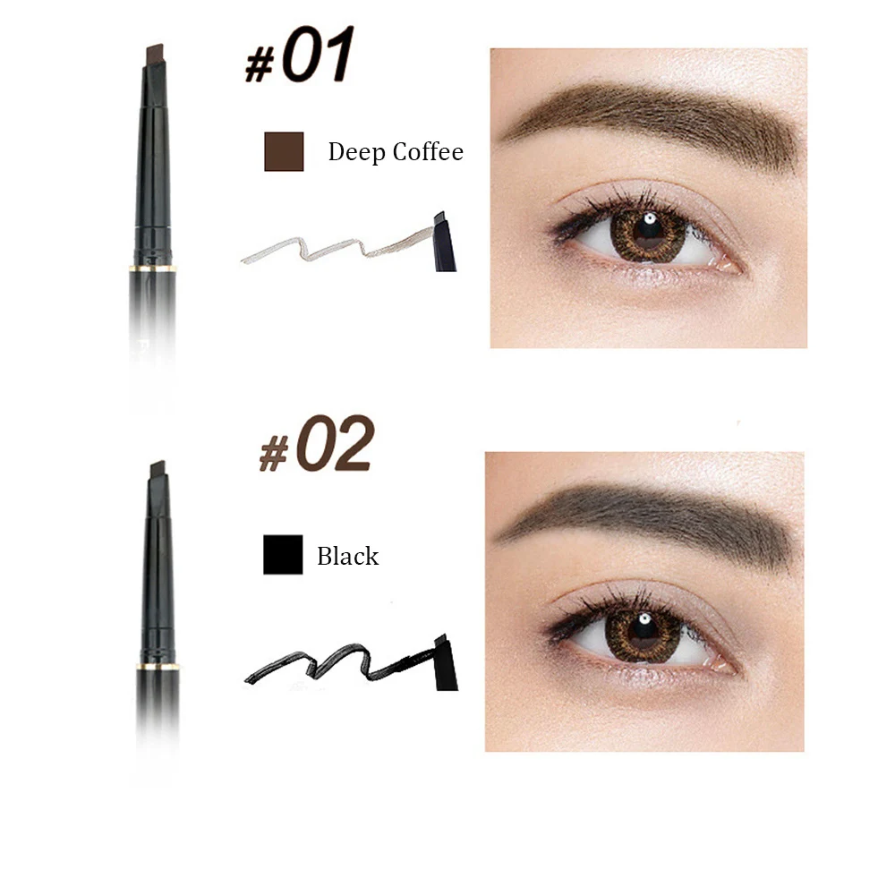 New Eye Brow Tint Cosmetics Natural Long Lasting Paint Tattoo Eyebrow Waterproof Black Brown Pencil Makeup Tools | Красота и здоровье
