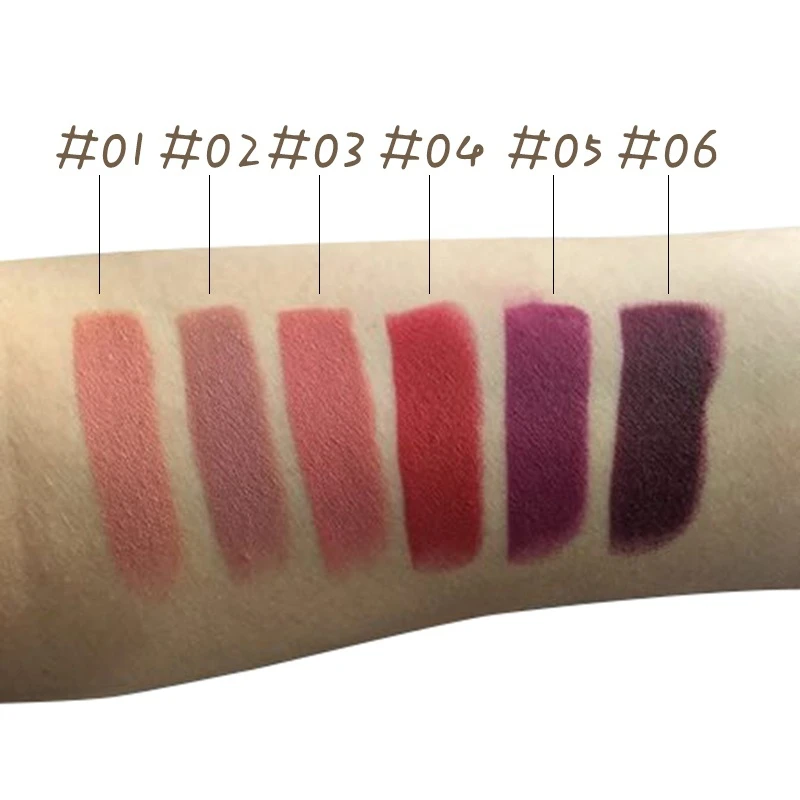 Новый Длительный Водонепроницаемый Pro Макияж Фирменная Новинка 6 цветов Матовая