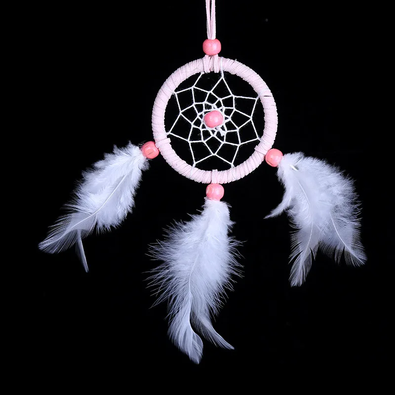 Car Pendant Ornaments Hanging Handmade Dream Catcher Fan Plush Rearview Mirror Decoration Gift Auto Interior Accessories | Автомобили и