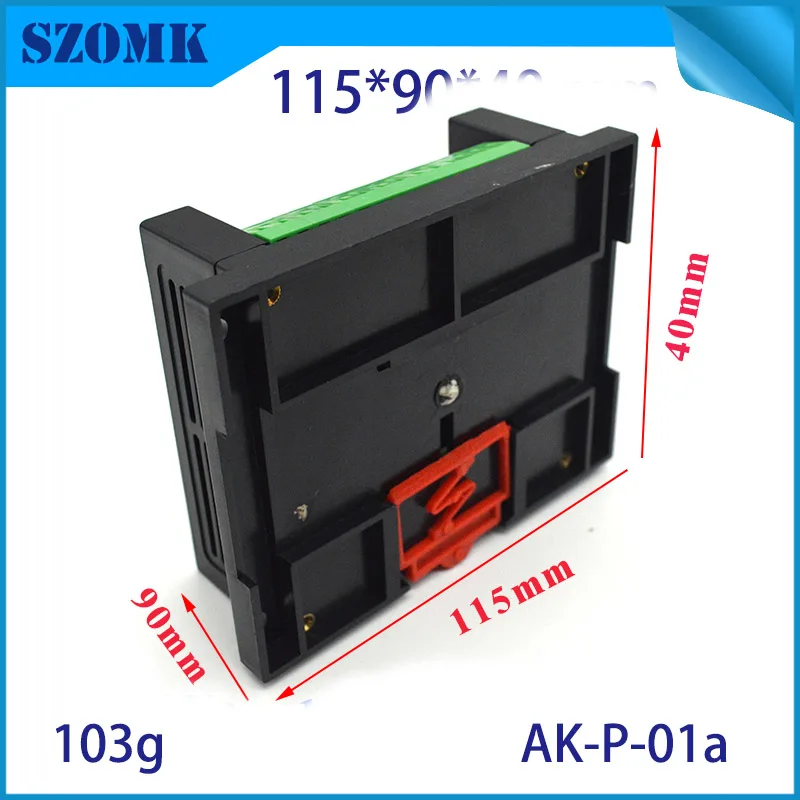 Пластиковый ящик szomk для электронных устройств (10 шт.) 115*90*40 мм черный настенный