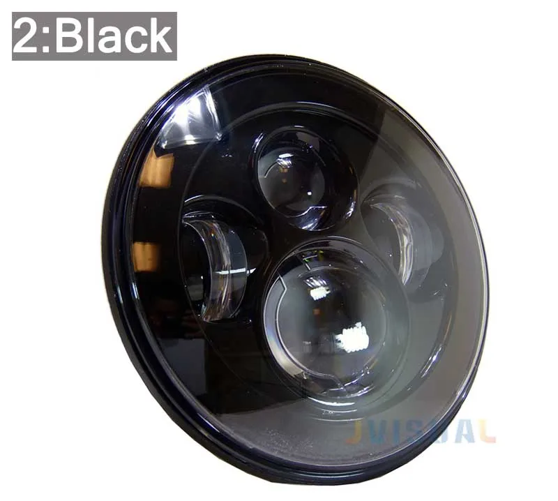 7 дюймов аксессуары для мотоциклов светодиодный фонарь DRL Angel Eye налобный фонарь Softail Touring Trike 883 проектор