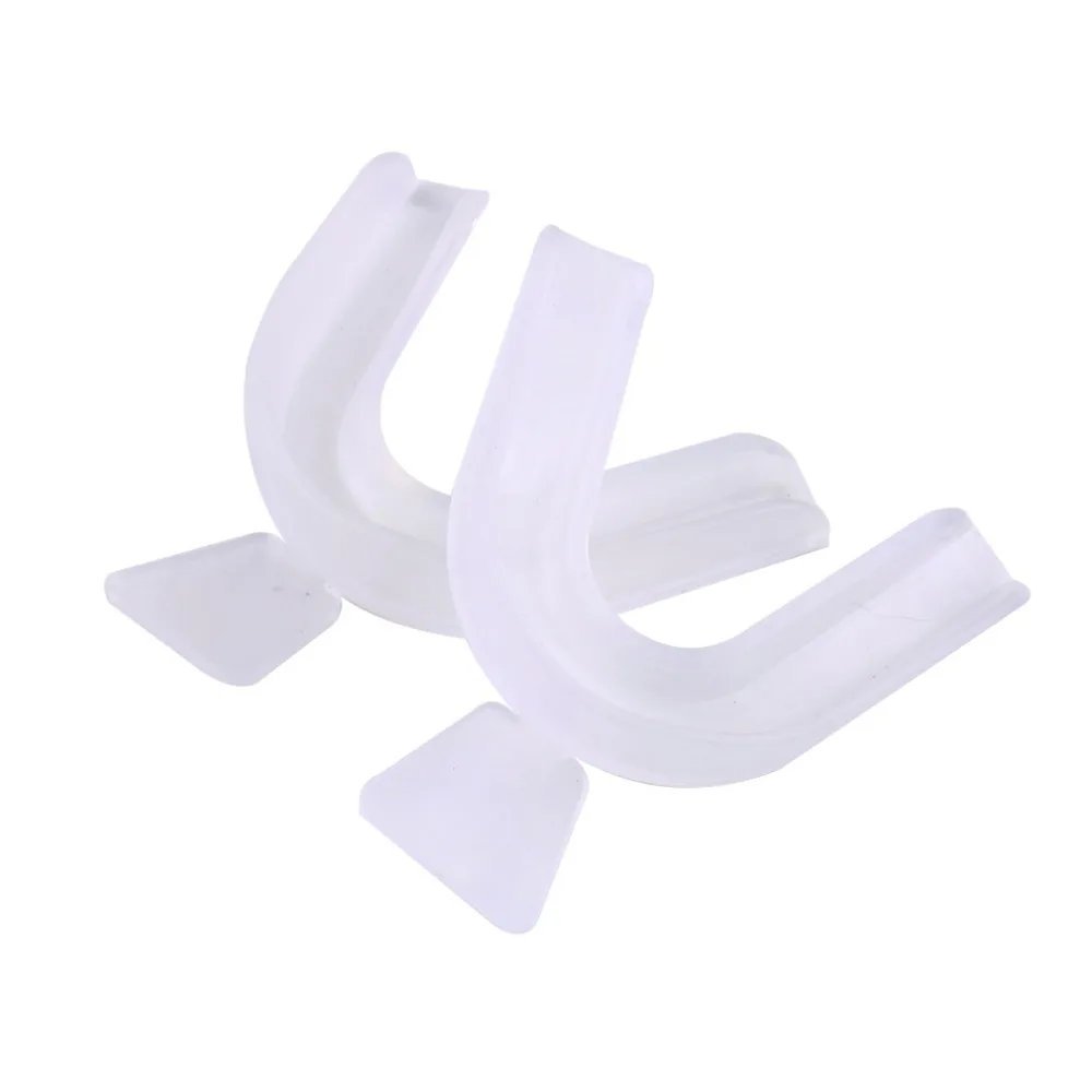 Новая прозрачная 1 пара Термоформование для рта отбеливающие лотки зубные зубы NO1