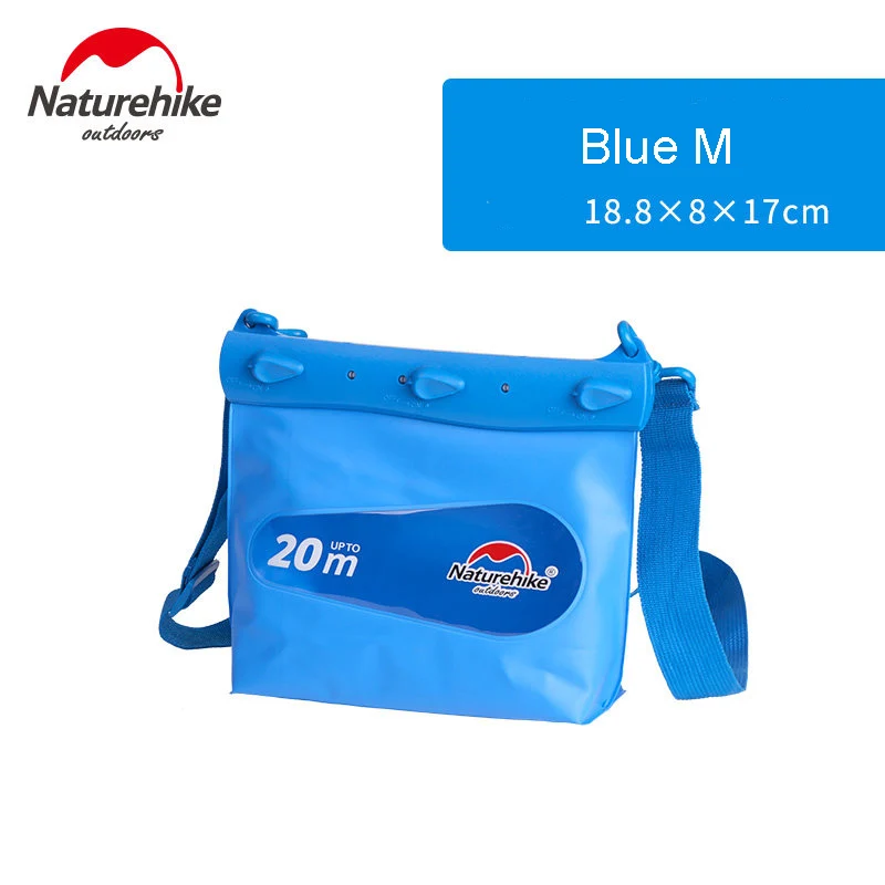 Blue M Naturehike открытый плавательный дрейфующий Дайвинг подводный ПВХ водонепроницаемый мешок сухой мешок для хранения рафтинг спортивная сумка NH17F001 - Цвет: Blue M