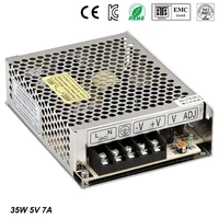 best quality 5v 7a 35w switching power supply driver for led strip ac 100 240v input to dc 5v free shipping