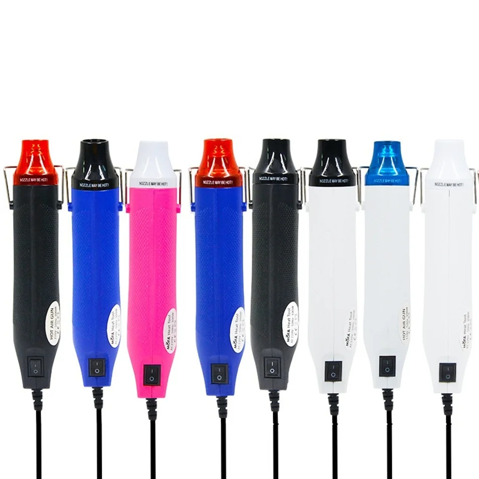 

HOT 1pc 220V 110V electric Hot Air Gun/Heat Gun with supporting seat DIY tool heat gun 8018 Hot air gun EU US UK plug