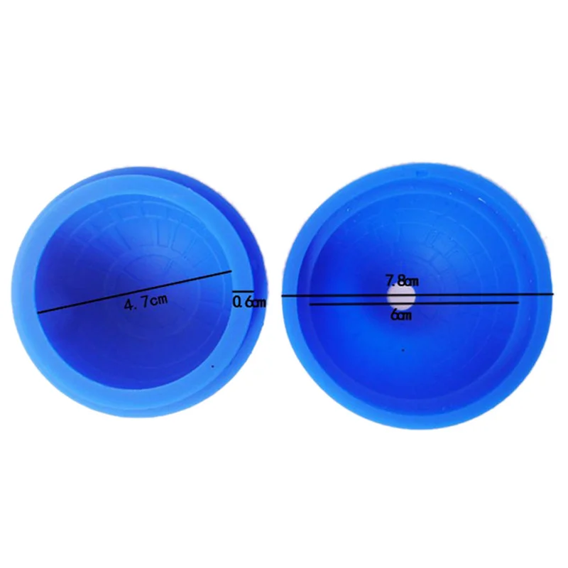 Горячая творческий Силиконовые формы синий смерти из Звездных Войн круглый шар