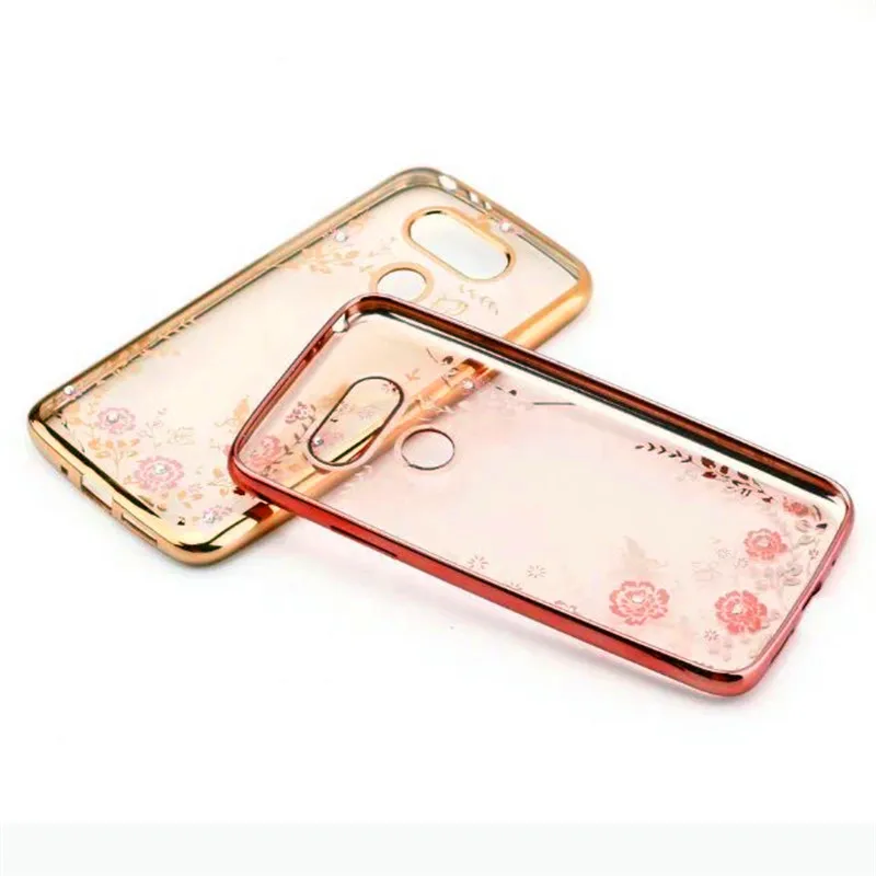 Чехол для LG G5 G 5 SE H850 H840 H845/LG G6 6 H870 7 &quotSecret Garden Plating Frame Case Diamond Glitter Thin Back Cover |