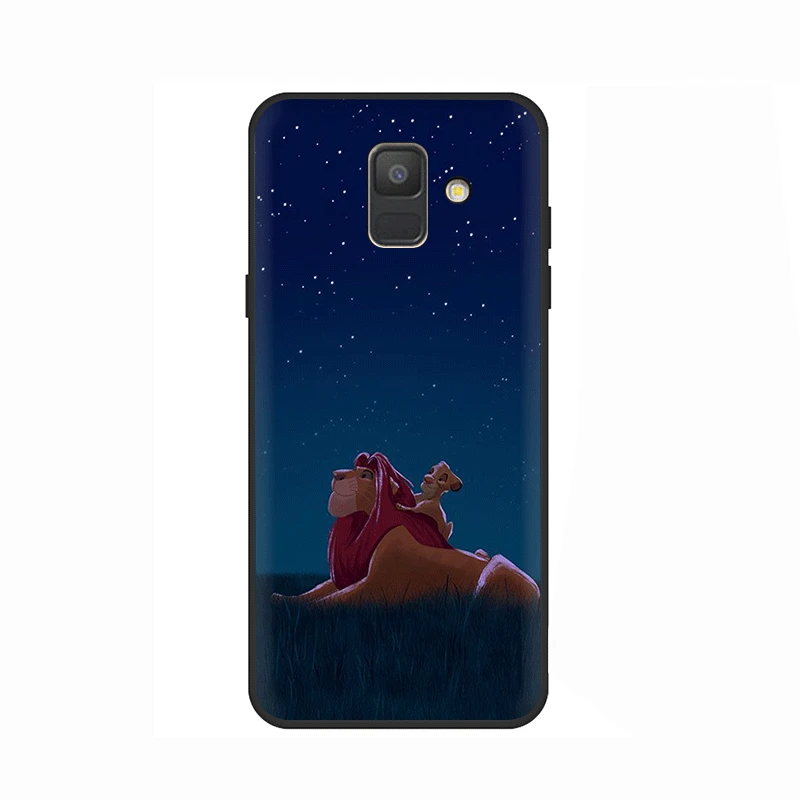 B1 С принтом «Король Лев», мягкий силиконовый чехол для телефона для samsung Galaxy A3 A5 A6 плюс A7 A8 A9 A10 A30 A40 A50 A70 J6 - Цвет: B1
