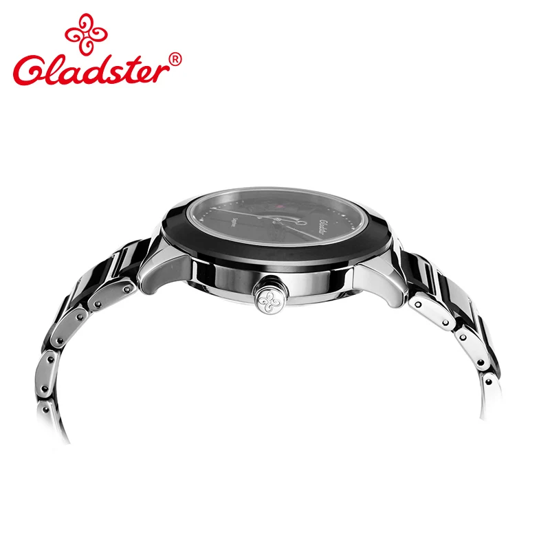 Женские наручные часы Gladster роскошные японские керамические MIYOTA 2115-3H с сапфировым