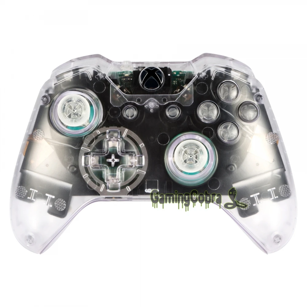 Прозрачный полный Чехол кнопки оболочки для Xbox One для ремонта регулятора# NXOM14