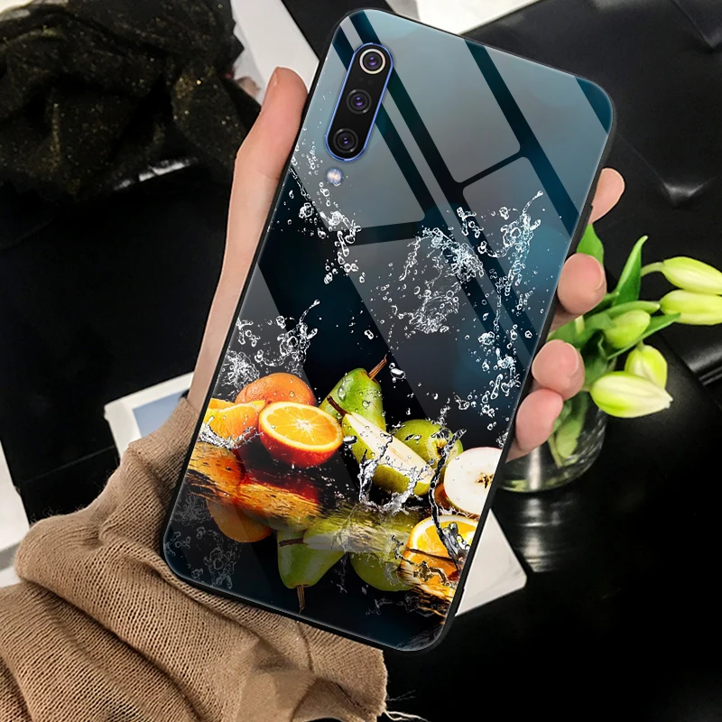 Чехол из закаленного стекла для Xiaomi Mi 9, чехол, стеклянная крышка для Xiaomi Mi 9 SE, чехол, силиконовый бампер, чехол для Xiaomi Mi CC9 Pro 9 Lite