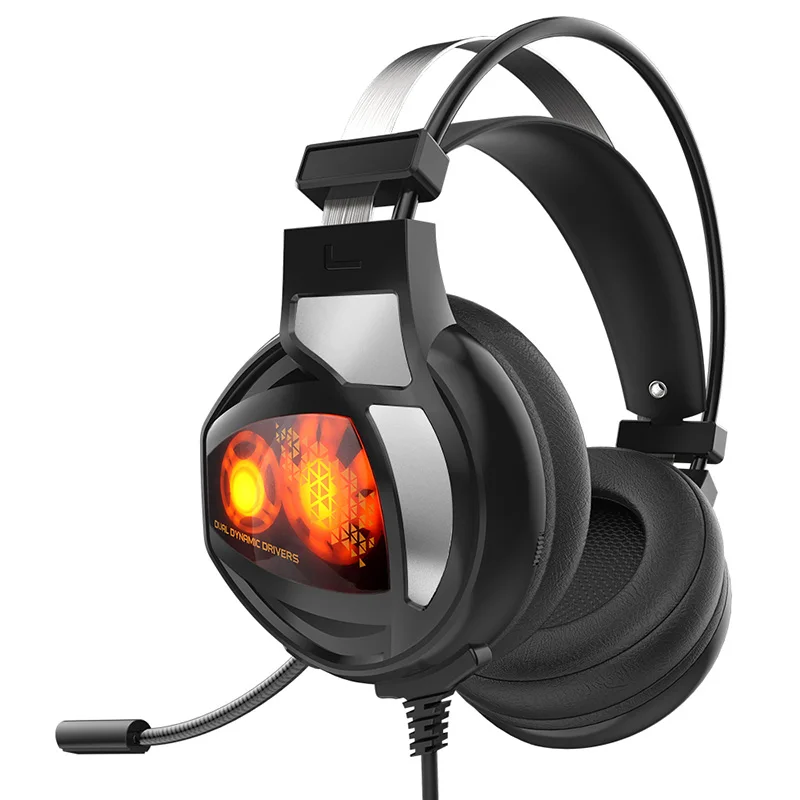 Игровая гарнитура Over ear Наушники USB с микрофоном бас стерео бренд ноутбук