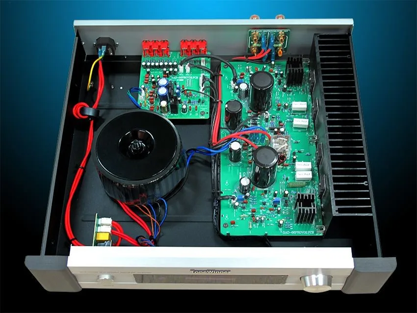 R-049 Tone Winner AD-66PRO класс A/AB1 Интегрированный усилитель мощности Усилитель мощности 135 Вт* 2 NJW1194 пульт дистанционного управления